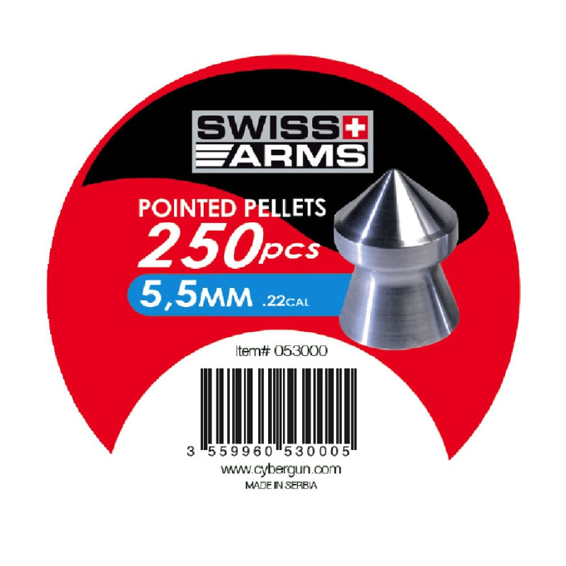 Plombs pointus SWISS ARMS Haute Qualité /C5-100