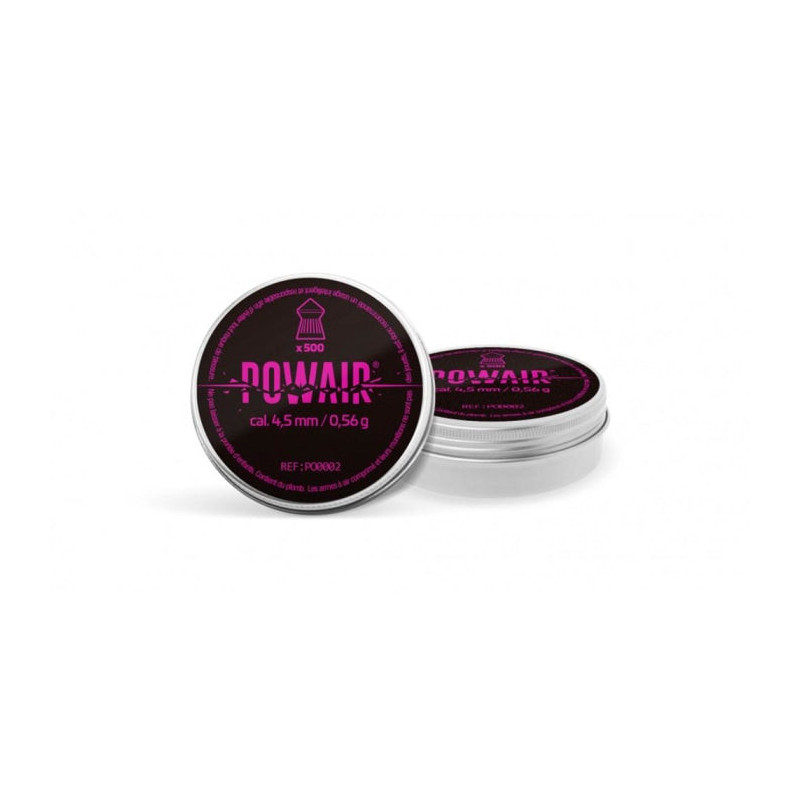 Plombs Powair Pointus par 500 - Cal. 4.5