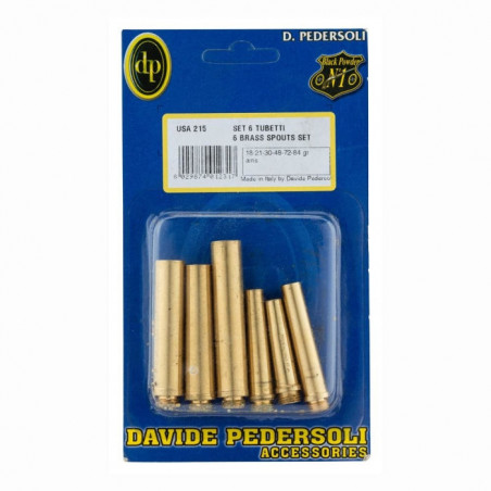 Pack de becs verseurs Davide Pedersoli Cal. 18 / 21 / 30 / 48 / 72 / 84 pn