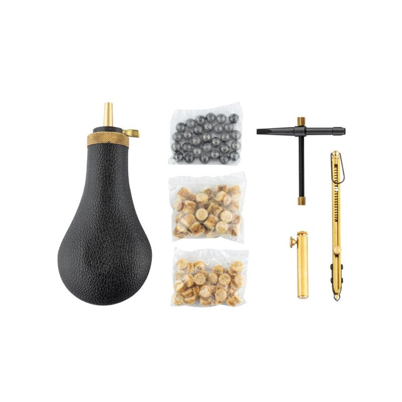 Pack de chargement poudre noire Davide Pedersoli - Pour revolver - Cal. 36 pn
