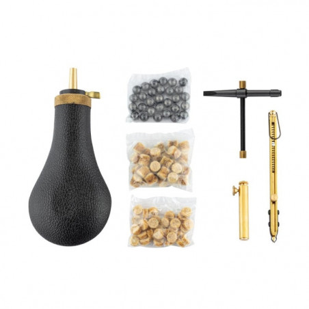 Pack de chargement poudre noire Davide Pedersoli - Pour revolver - Cal. 36 pn