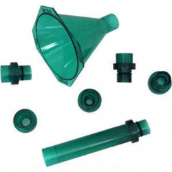 Quick change powder funnel...