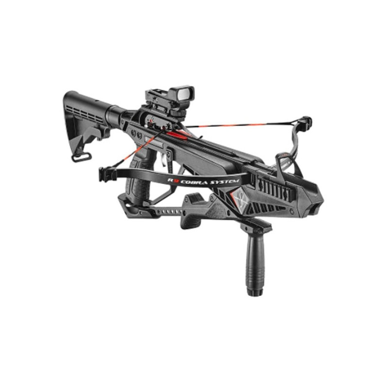 Pack Arbalète EK Archery Cobra système R9 Deluxe avec point rouge et accessoires