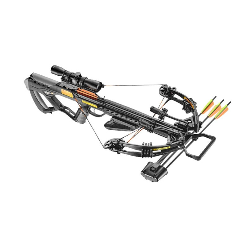 Pack Arbalète EK Archery Guillotine M 175 Lb avec viseur et accessoires