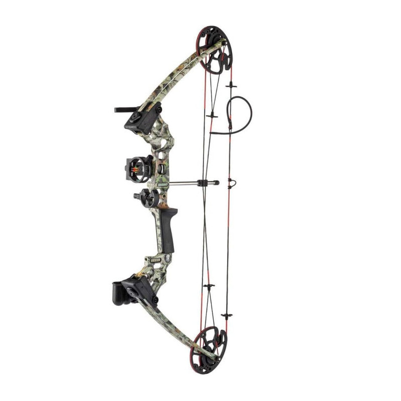 Pack Arc Compound Shoot Again M1020 camo sombre avec flèches et accessoires