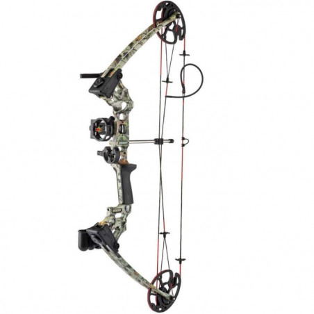 Pack Arc Compound Shoot Again M1020 camo sombre avec flèches et accessoires