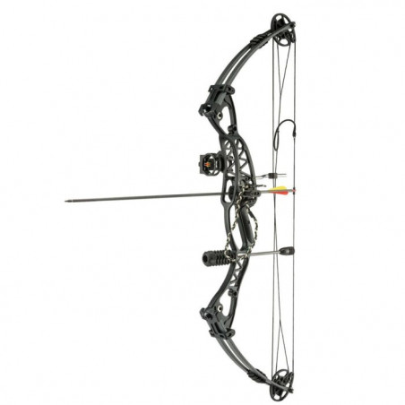 Pack Arc Compound Shoot Again M106 dark ambidextre avec flèches et accessoires