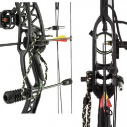 Pack Arc Compound Shoot Again M106 dark ambidextre avec flèches et accessoires