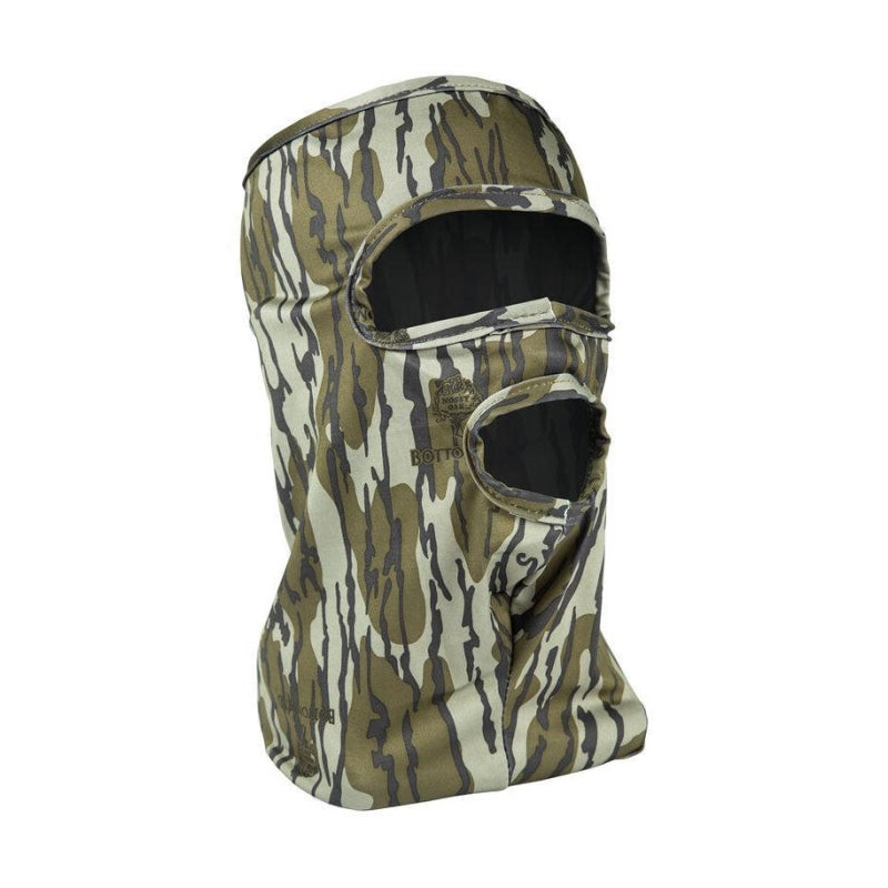 Masque 3/4 Visage Primos Stretch avec Trou de Bouche Camo Mossy Oak Bottomland