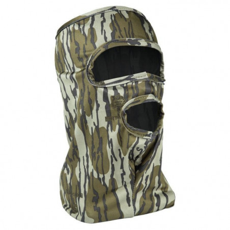 Masque 3/4 Visage Primos Stretch avec Trou de Bouche Camo Mossy Oak Bottomland
