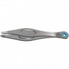 Pince à Epiler Premax Ring Lock Sablée - Longueur 100mm