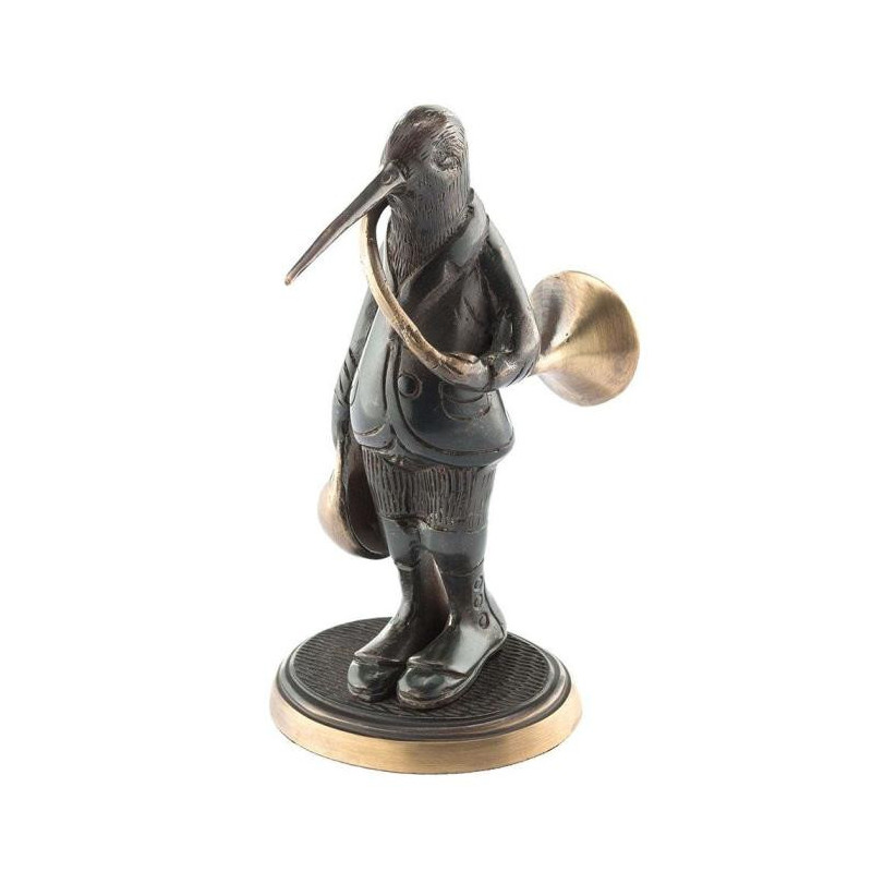 Statuette en bronze Europarm " bécasse avec trompe "