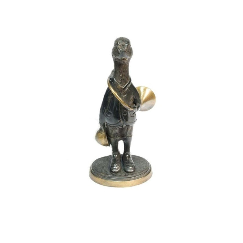 Statuette en bronze Europarm " Canard avec trompe "
