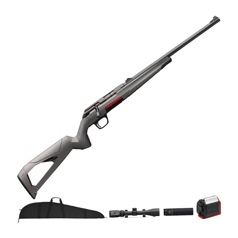 Pack Carabine à verrou Winchester Xpert Composite et accessoires - Cal. 22LR
