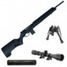 Pack Carabine ISSC Scout SR Bipied Lunette 3-9x40 Silencieux - Cal. 22LR