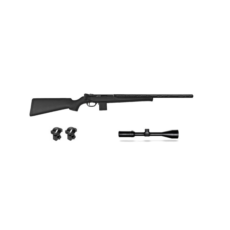 Pack Carabine ISSC SPA 22 Silence 22LR Lunette 3-9x50