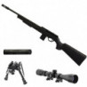 Pack Carabine ISSC SPA 22 Tactical Bipied double attache Lunette 3-9x40 Silencieux - Cal.22LR