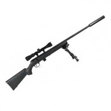Pack carabine Marlin chargeur 7 coups lunette 3-9x32 et silencieux carbone - Cal. 22LR