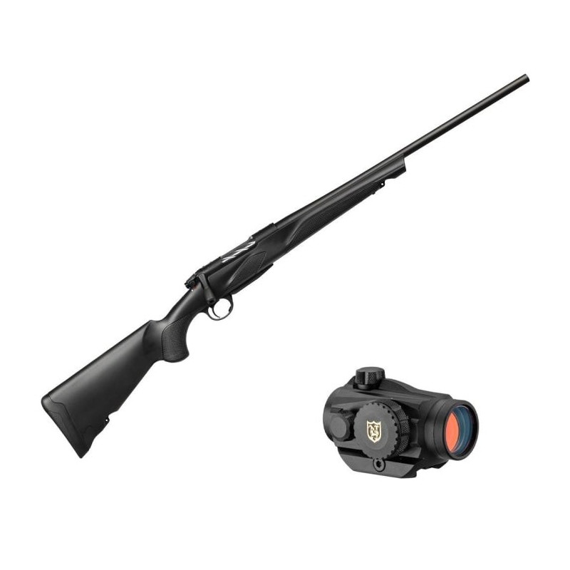 Pack carabine à verrou Franchi Horizon point rouge tubulaire Nikko Stirling - Cal. 30-06