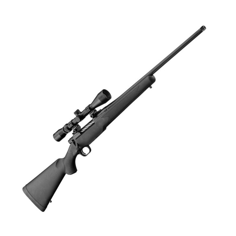 Pack carabine à verrou Mossberg patriot synthétique fileté avec lunette 3-12x56