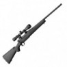 Pack carabine à verrou Mossberg patriot synthétique fileté avec lunette 3-12x56