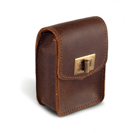 Etui porte-balles 12 balles Stepland Cuir brun