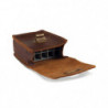 Etui porte-balles 12 balles Stepland Cuir brun