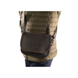 Sac à cartouches Januel en cuir graissé
