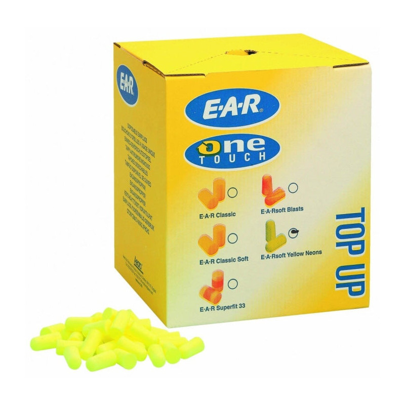 Recharge 500 Paires Bouchons d'Oreilles Classic Cabot pour Distributeur