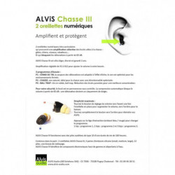 Oreillettes Alvis chasse III