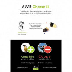 Oreillettes Alvis chasse III
