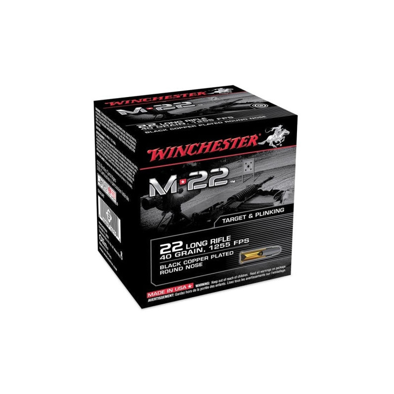 Munitions Winchester M22 Lead Round Nose - Cal.22LR