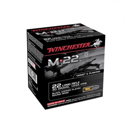 Munitions Winchester M22 Lead Round Nose - Cal.22LR