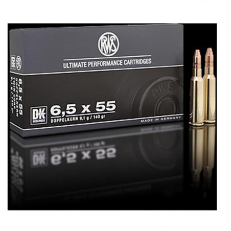 Balles RWS DK 9.1 g - Cal. 6.5x55 SE