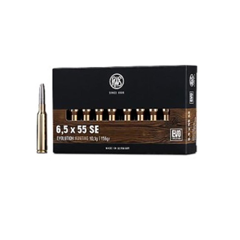 Balles RWS EVO 10.1 g - Cal. 6.5x55 SE