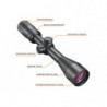 Lunette de tir Bushnell Banner 2 3-9x40 - Réticule Doa Quick Balistic avec colliers