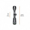 Lunette de tir Bushnell Banner 2 3-9x50 - Réticule Doa Quick Balistic avec colliers