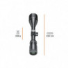 Lunette de tir Bushnell Banner 2 6-18x50 - Réticule Doa Quick Balistic avec colliers