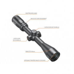 Lunette de tir Bushnell Rimfire 3-9x40 - réticule DZ22 ILL