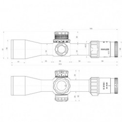 Lunette KAHLES 3-18x50 CCW Derive Droite - K318i