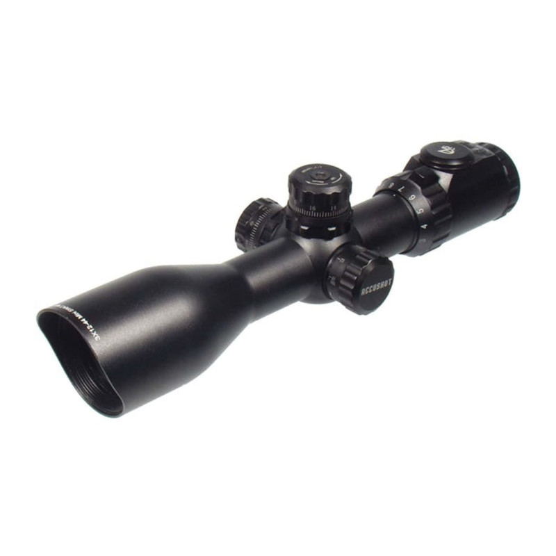 Lunette de tir compact UTG mildot illuminée - 3-12x44