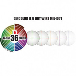 Lunette de tir compact UTG mildot illuminée - 3-12x44
