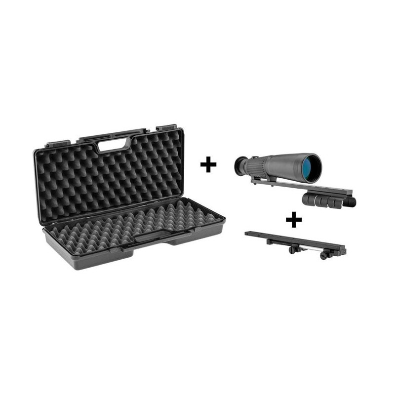 Pack Lunette Hutte RTI Optics 1/2 Jumelle 9 x 63 Support Anti-Recul Mallette