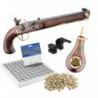 Pack Davide Pedersoli Pistolet Kentucky à silex cal .45 Accessoires