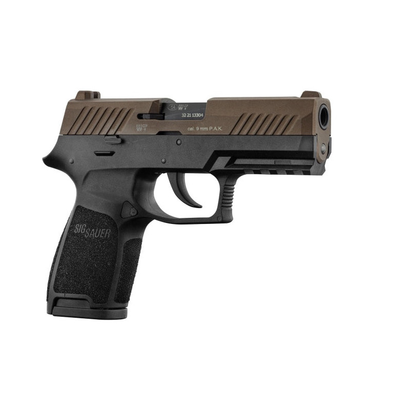 Pistolet à blanc Sig Sauer P320 Noir - 9 mm PAK Midnight Bronze