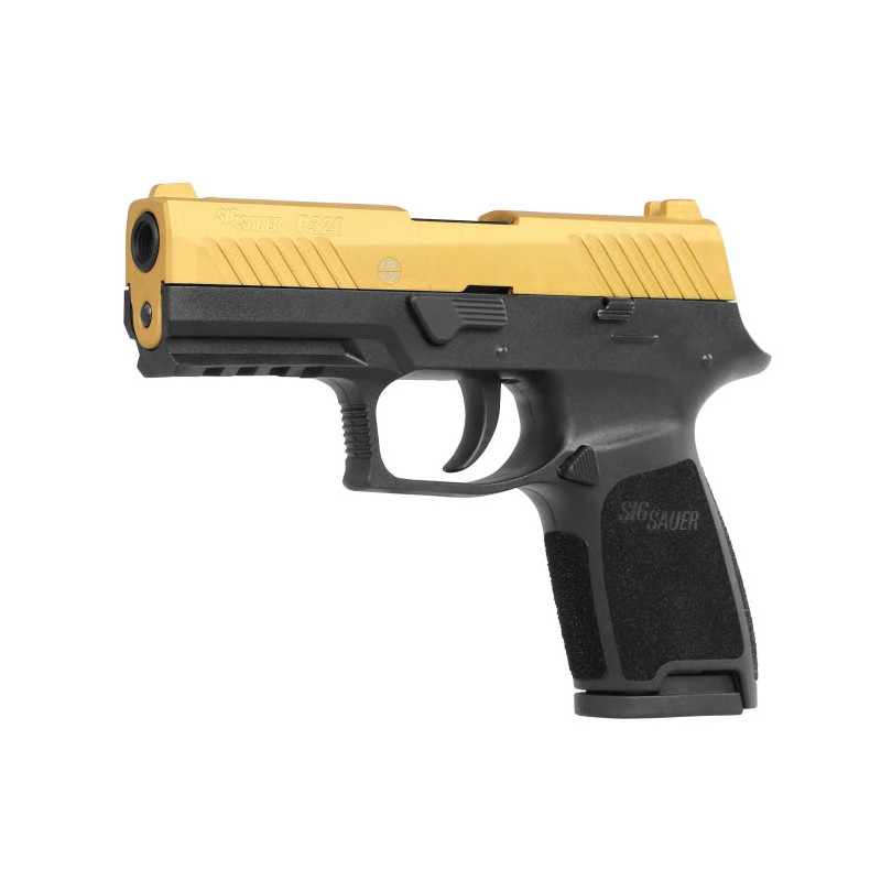 Pistolet à blanc Sig Sauer P320 Noir/Gold - 9 mm PAK