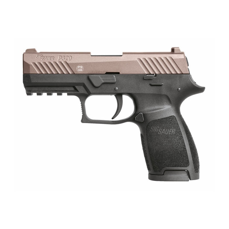Pistolet à blanc Sig Sauer P320 Noir/Pink-Gold - 9 mm PAK