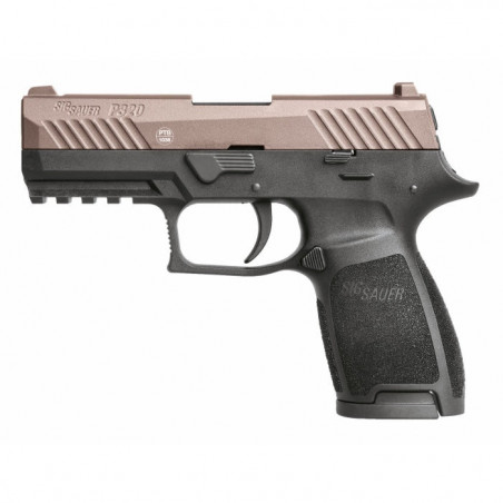 Pistolet à blanc Sig Sauer P320 Noir/Pink-Gold - 9 mm PAK