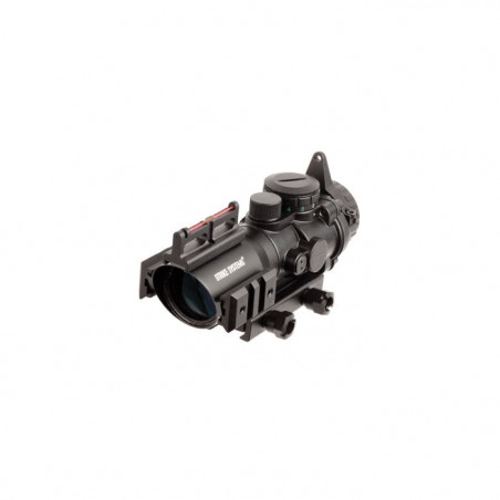 Lunette ASG Rouge/Vert Cross Sight Fibre Optique - 4x32