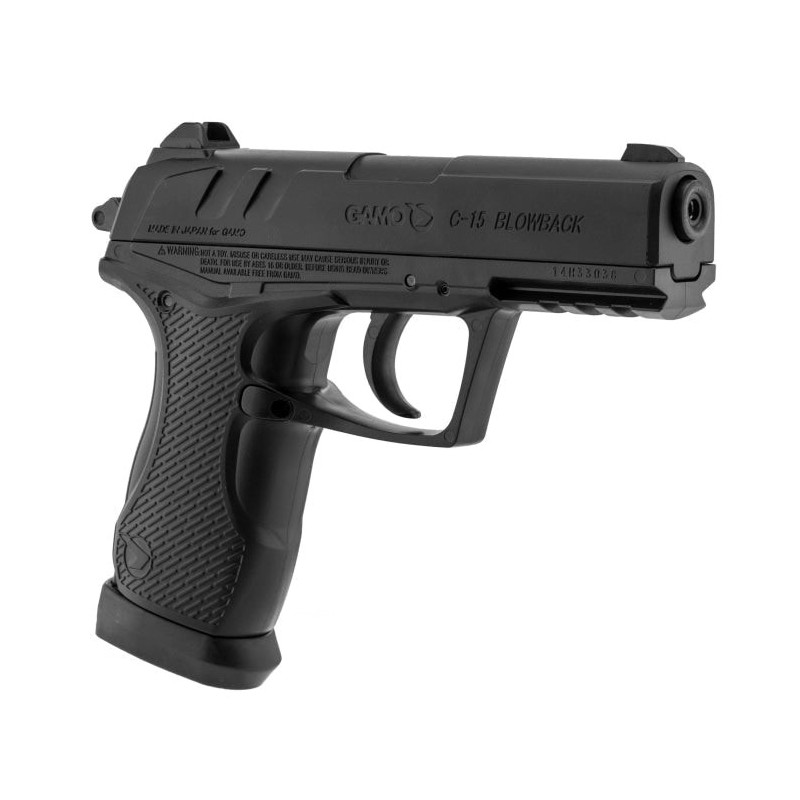 Pistolet à plomb CO2 Gamo C15 Blowback - Cal. 4.5